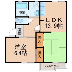 アーバンハウスAの物件間取画像